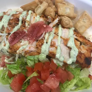 Tandoori chicken bowl