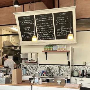 interior of main counter