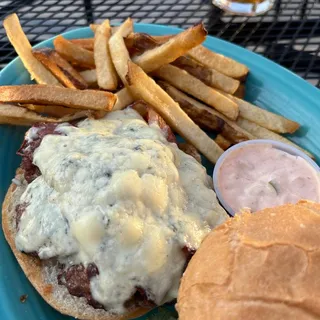 The Blue Man Burger