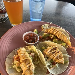 3 Grilled Fish Tacos