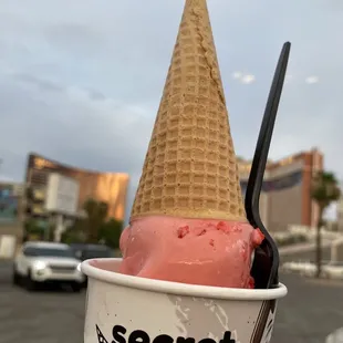 Not far from the strip easy for both locals and tourists!