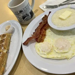 Griddle platter. Everything was cooked perfectly.