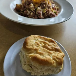 Corned beef hash hot mess bowl