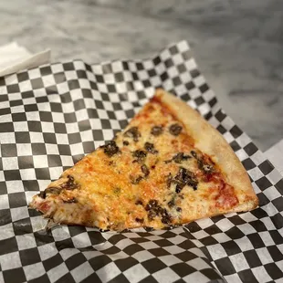Mushroom and cheese