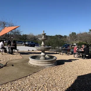 Beautiful patio for wine tasting!
