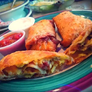 Breakfast Egg Rolls  WOWED
