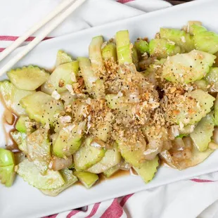 Chayote with garlic (Northern region)