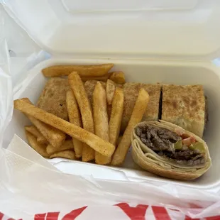 Beef Shawarma sandwich