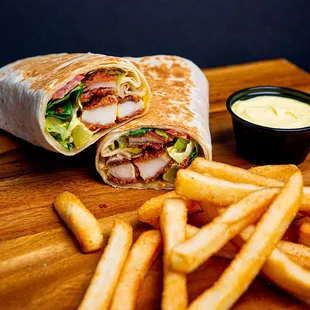 Chicken Cream Chop Wrap