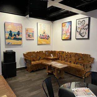 The couch is so cool!