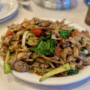 Drunken noodles