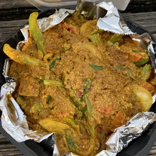 Soft shell crab curry