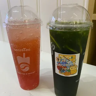 Thai Green Hand Punch Lemon Tea