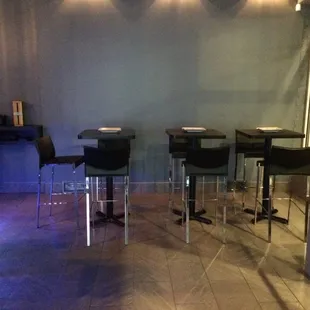 A variety of seating to accommodate all visitors