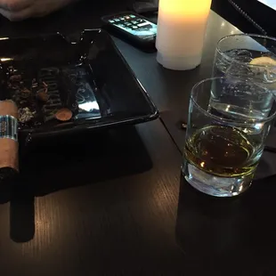 Nestor Miranda with Eagle rare. Delightful