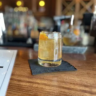 Smokey Viejo - Smoked Bourbon, Fresh Pressed Orange, Cherry Vanilla Bitters.