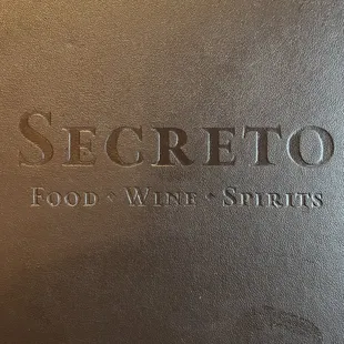 the logo on the leather cover