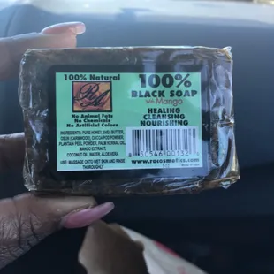 Black soap I brought from here