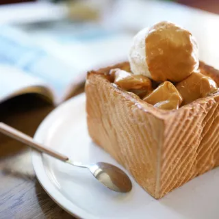 Kaya Toast with Ice Cream