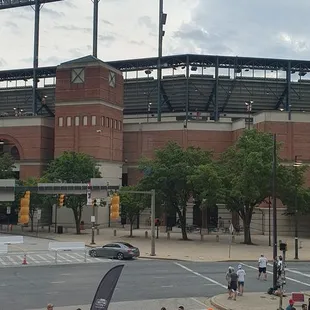 View from the upstairs lounge.