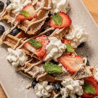 Tres Leches Maiz Waffle