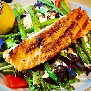 Salmon Asparagus Salad Lunch