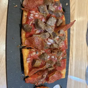 Flat bread w/o mozzarella -eh