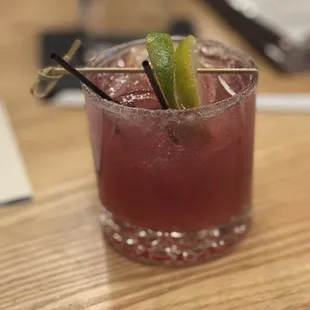 Prickly pear margarita