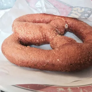 Stuffed pretzel