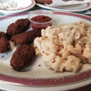 Fried oyster with Mac n cheese - mother day special menu