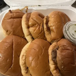 Yummy slider goodness