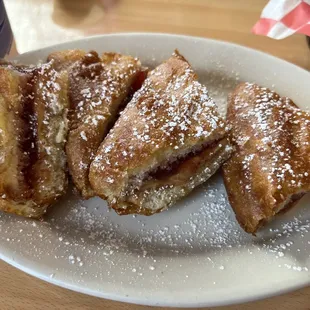 Deep fried peanut butter &amp; jelly
