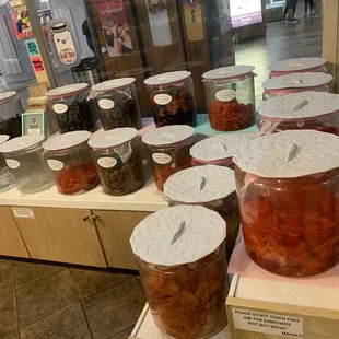 Pickled fruits and seeds