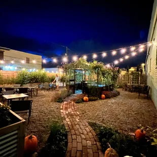 The new Garden Cafe at Seeds and Greens.