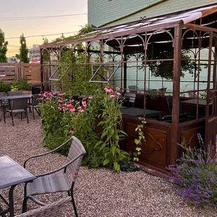 Have lunch in our beautiful garden.