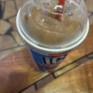 Regular size icee with li hing juice ($4.25)