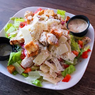 a plate of salad