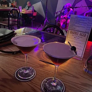 Seeing double martinis