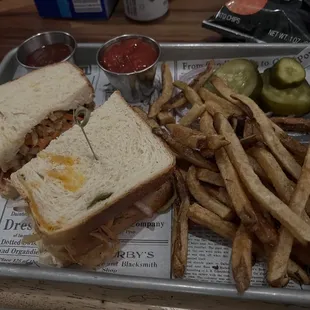 Chopped Brisket Sandwich