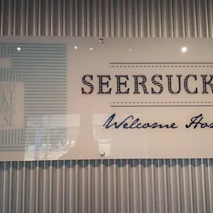 a sign for the distillery