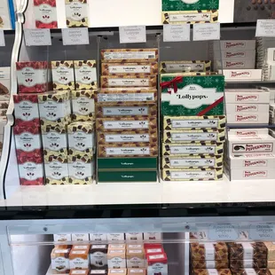 a display of candies