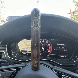 Chocolate Cigar my son loved it! I'm still pissed off they didn't have my Scotch Mallows! Lol :(