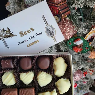 While the tree is up, it has to be used as a backdrop, right?