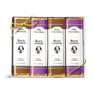 three boxes of chocolate