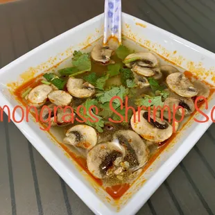 Lemongrass Shrimp Soup