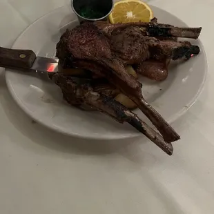 Rack of lamb with rosemary potatoes