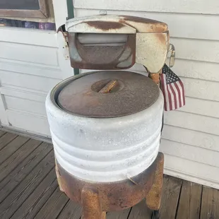 Old washing machine