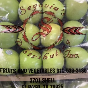 green apples