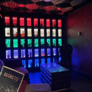 a room with a lot of books on the floor