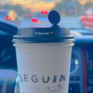 Large Churro, hot, Oatmilk, half sweet